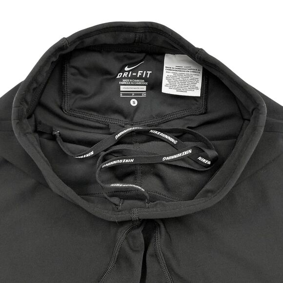 Nike Running Pants Womens Small Black Breathable Stretch Training Compression - Picture 3 of 13